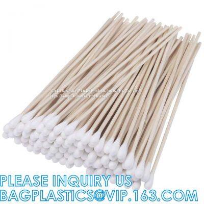 Eco q Tips Q-tips Disposable Bamboo Cotton Ear Buds Swabs Tige Stick, Disposable Industrial Cleanroom Makeup Tool photo-4