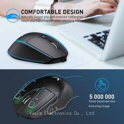 Popular Design 2.4ghz Wireless Gaming Mouse 10M Connection Distance 3 Graded DPI (800 - 1200 - 1600DPI) photo-3