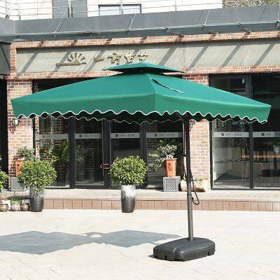 Wrench umbrella, wine red, dark green, outdoor sunshade umbrella, courtyard umbrella, square Roman umbrella, outdoor large umbrella, garden pavilion umbrella