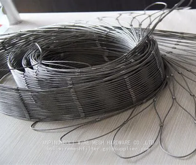 Safety Mesh ss304 ss316 stainless steel rope mesh/Zoo safety mesh fenc,Animal safety fence mesh