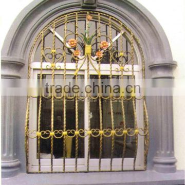 decorative safety transom window grill design