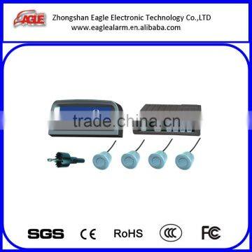 Big display waterproof lcd long range car parking sensor with customer brand on monitor