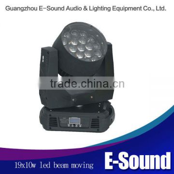 19x10w led moving head zoom lights moving head stage light