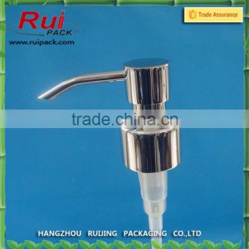 28mm metal lotion pump , long nozzle soap pumps