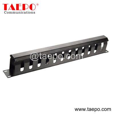 Sample Free 13 fingers 1U rack Metal wire cable organizer from China Factory TAEPO