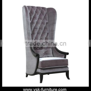 AC-075 Classical High Long Back Wing Sofa Chair