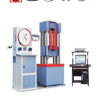 Model WE-C-C Series Computer Screen and Analog Double Display Hydraulic Universal Testing Machine