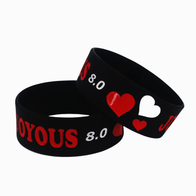 Factory Directly Custom Printed Logo Creative Low Price Sports Silicone Bracelet for Activities