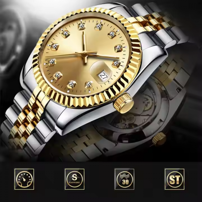 Rose Gold Elegant Ladies’ Watch With Mesh Band photo-4