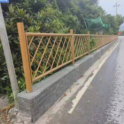 Aesthetically Pleasing Decorative Imitation Bamboo Guardrail for Home and Landscape Enhancement