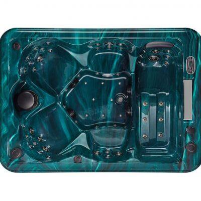 Multiple Person Rectangular Massage Bathtub Home-use Independent Massage Surfing photo-3