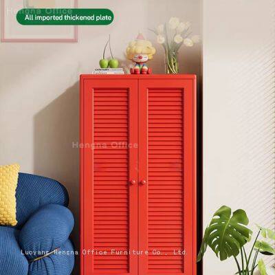 Space-Saving Tall Arched Storage Unit, Narrow Fluted Glass Pantry Cabinet With Magnetic Doors for Apartment & Studio