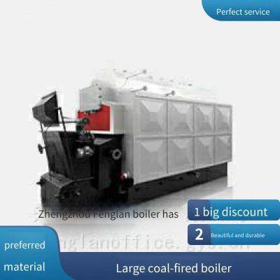3-ton Hand-fired Chain Wood-burning Steam Boiler, Energy-saving and Environment-friendly Boiler Suitable for Foreign Trade Export, Model Dzl3-1.25-t