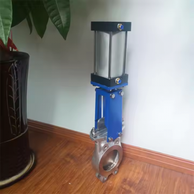 High Pressure 150LB Slurry Knife Gate Valve WCB SS304 Lug Type Manual Electric Pneumatic Motorized Actuator Valve Supplier photo-4