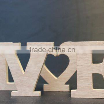 Wooden Plaque Words/Letters Free Standing "LOVE" Home/Wedding Decoration photo-4