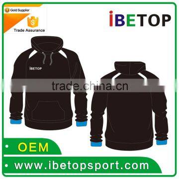 Customized style oversized crewneck 100%cotton french terry blank hoodies