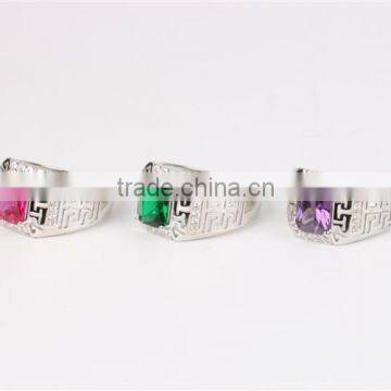 Custom 925 Sterling Silver Stone Men Ring Model 2016 New Arrive photo-4