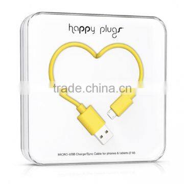 Happy Plug Design Micro USB Data Chargeer Male for Samsung photo-4