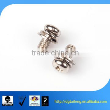 nickel coated carbon steel philips combination sem screw