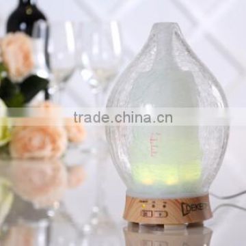 High quality and good petty price glass aroma diffuser wooded aroma diffuser with essential oil