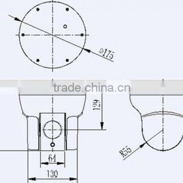 HD-SDI High Mini Speed Dome 1080P Metal Housing PTZ 10X Zoom Dome CCTV Camera photo-2