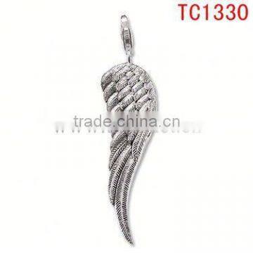 TC1330 knight's wing lucky charm happniess latest pendant&charm