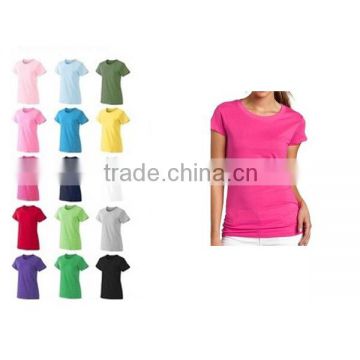 mix colors Cheap solid adult t-shirt short sleeve plain kid tees wholesale blank toddle shirts gold supplier