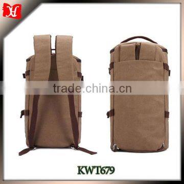 2014 design cute cheap canvas backpack organic canvas backpack