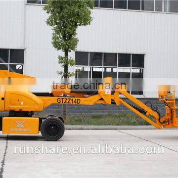 High quality 14m plastic boom lift machinery