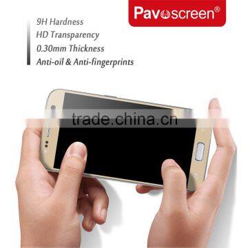 Pavoscreen HD Clear Film Crystal tempered glass screen protector for sumsung S7,blue sexy film for Samsung S7