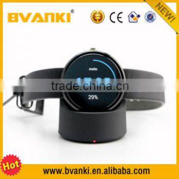 Hots Item Charging Stand For Motorola Moto 360 Smart Watch Wireless Charging Cradle Dock Charger That Paypal Accept 