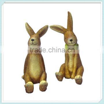 Naughty bunny easter ceramic rabbit