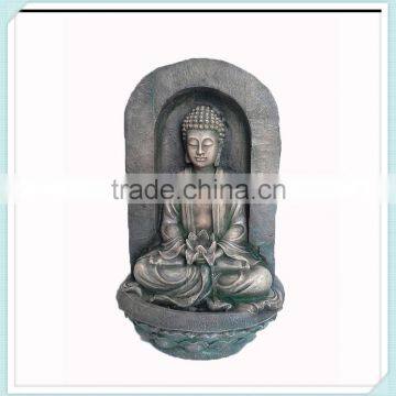 Resin buddha garden fountains