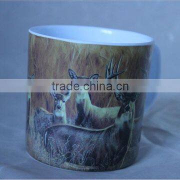 3 inch melamine mug with handle