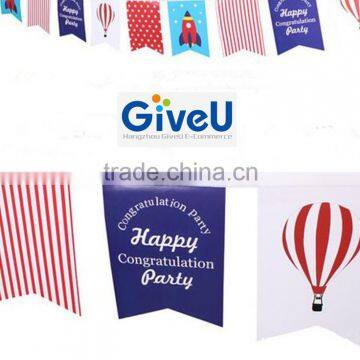 12Pcs/String 20*30cm Coustomize Flag Banner Advertising Banner