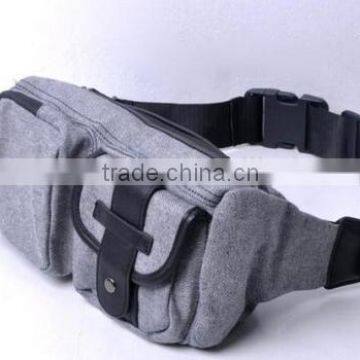 New Fashion Multi-functional Sports Bag 6 Zipper Pockets Waist Bag Fanny Chest Pack with Small Personal Stuffs