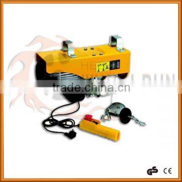 construction lifting equipment 220V PA800 electric mini wire rope hoist