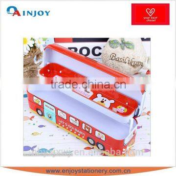 multi-functional bus shaped pencil box