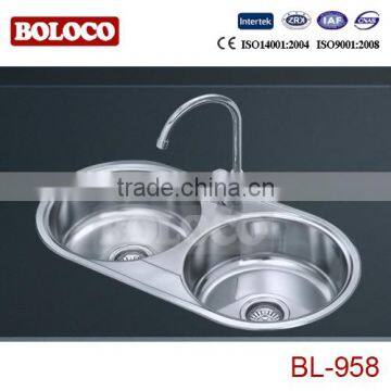 One-Piece Extending European round Sinks BL-958