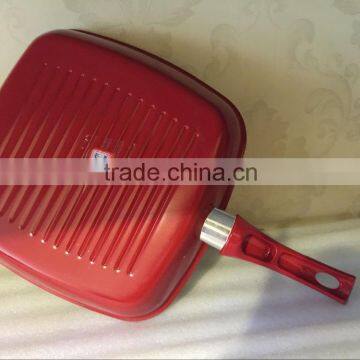 Aluminum ceramic nonstick square frying pan , grill pans ,roaster hot cookware