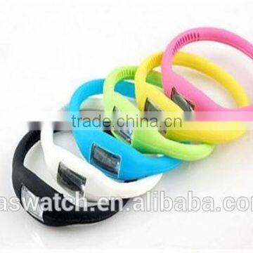 Promotional Cheap ion silicone jelly digital watch wholesale