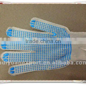 PVC Dot Polyester Glove/ working glove/ safety glove