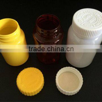 plastic health care products bottle with childproof cap