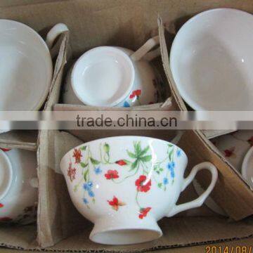 porcelain/ceramic tea set coffee set 24pcs /17pcs/ 15pcs/12pcs