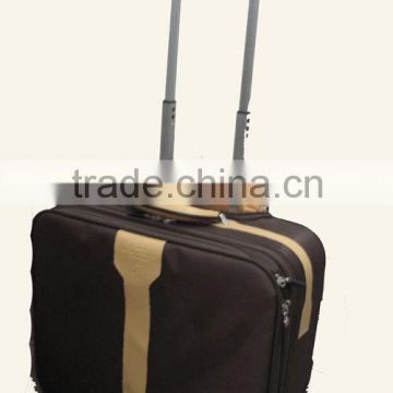 Stylish popular laptop trolley bag be made of high grade polyester