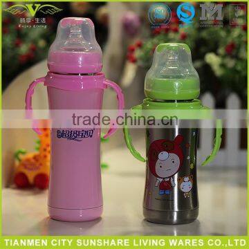 Silk Screen Printing Heat Resistant Vacuum Flask Baby Bottles