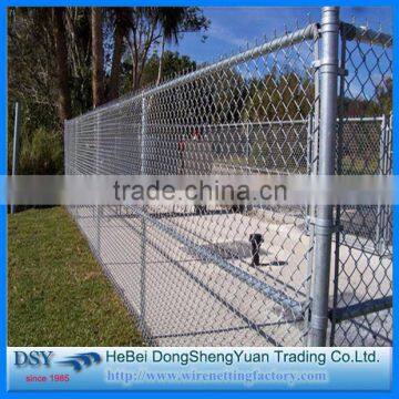 Trade assurance garden use pvc coated galvanized green vinyl coated chain link fence