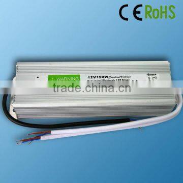 2016 wholesale IP67 CE ROHS 120W 12V Led power supply