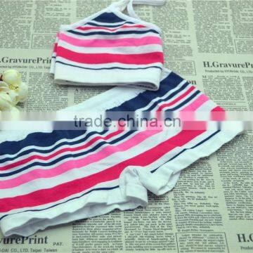 Girls Crop Top & Boxer Shorts Kids Seamless Underwear