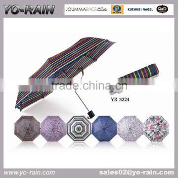 3 folder Promotional Colorful Gift Umbrella